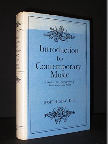 『introduction To Contemporary Music』｜感想・レビュー 読書メーター