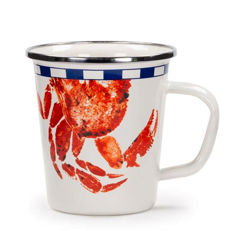 Cr66s4 Latte Mugs Crab House Design Upc 619199859179 Golden