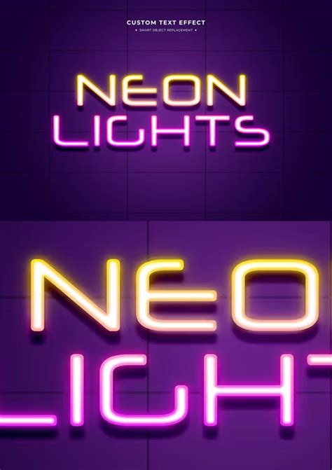 Neon Lights Text Effect AVAXGFX