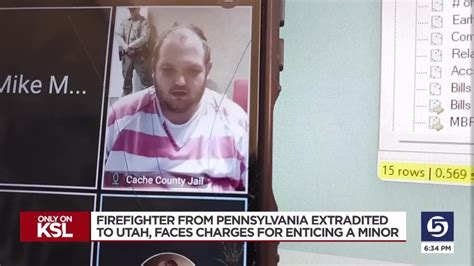 Video Firefighter Accused Of Sexually Preying On 2 Utah Pree Teens Via