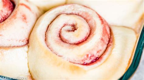 Raspberry Sweet Rolls Tastes Of Lizzy Ts Sweet Roll Recipe Sweet