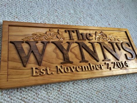 Personalized Family Name Signs Wedding Gift Last Name | Etsy