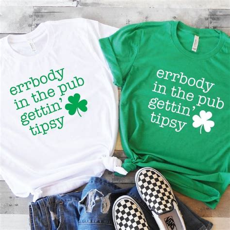 St Patricks Day Group Drinking Shirts For Friends Matching Etsy