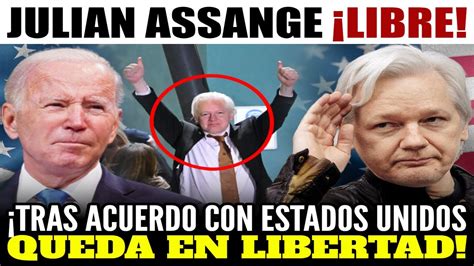 ÚLTIMA HORA Fundador de WIKILEAKS Julian Assange queda LIBRE tras