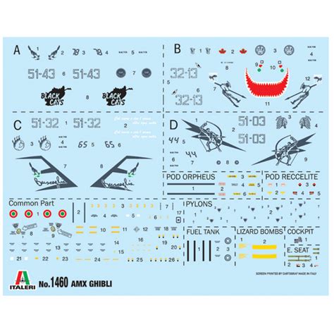 Chasseur AMX Ghibli ITALERI 1460 1 72