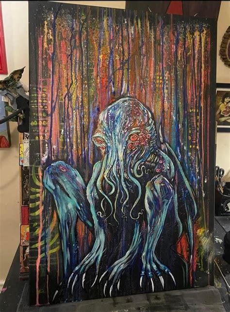 Call of Cthulhu painting I made a little while ago. Thank you for ...