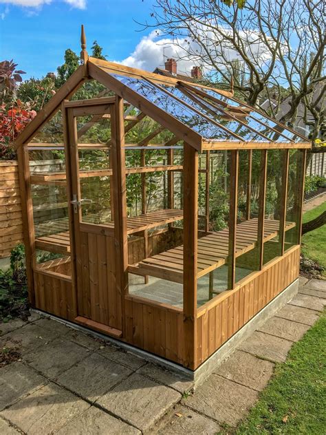 Swallow Kingfisher X Wooden Greenhouse Installed Free Jardinagem