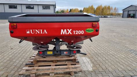 Rozsiewacz nawozów UNIA MX 1200 Nasielsk OLX pl