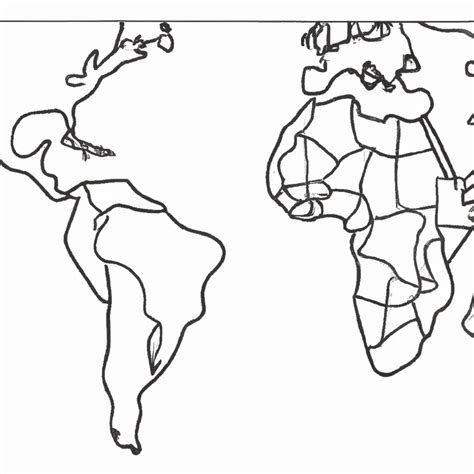 Mapas Dos Continentes Desenhos Para Imprimir E Colorir Gr Tis