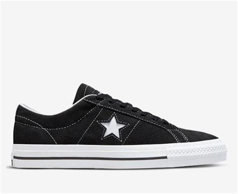 Converse - ONE STAR PRO OX 'BLACK/WHITE' - VegNonVeg