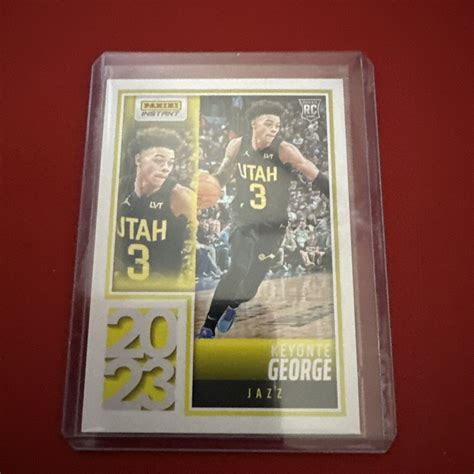 2023 24 Panini Instant Yo 15 Keyonte George Silver Rookie Card JAZZ EBay