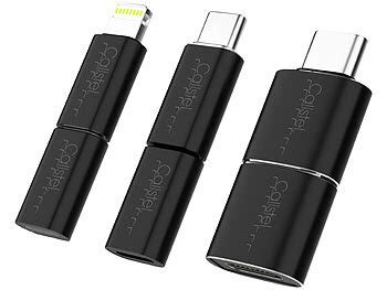 Callstel Adapterset Er Set Usb Adapter Sets Otg Usb Lightning