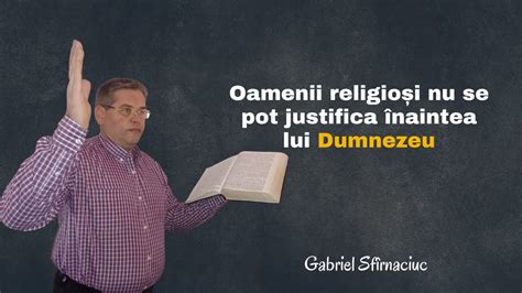 Gabriel Sf Rnaciuc Live Oamenii Religio I Nu Se Pot Justifica