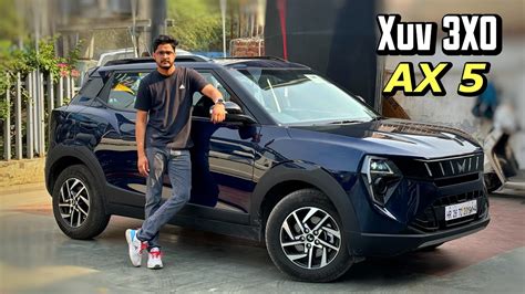 Mahindra Xuv 3xo Ax5 Diesel Manual Detailed Review On Road Price