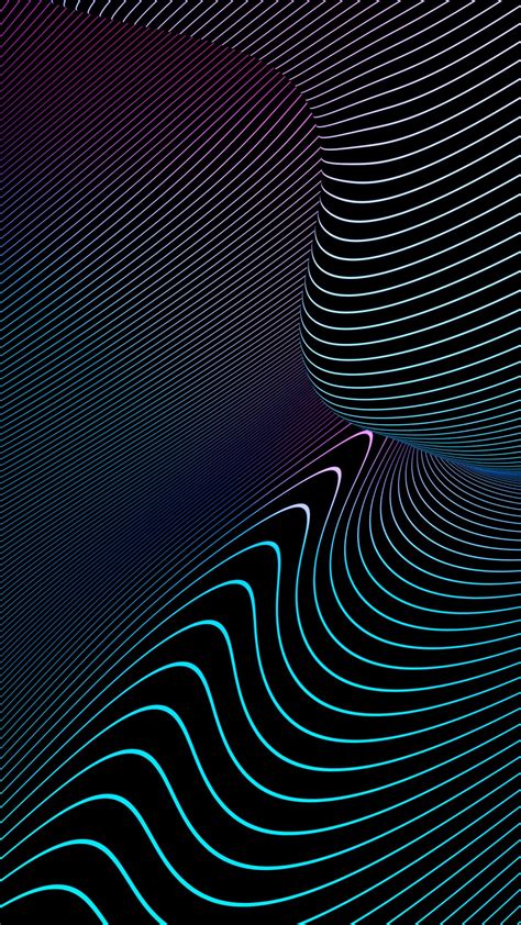 Neon Waves K Wallpapers Hd Wallpapers Id