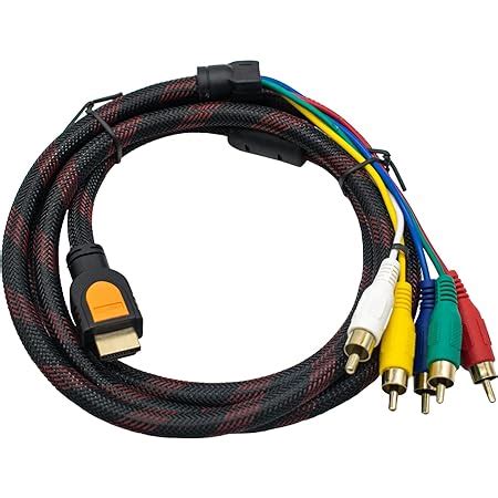 Digiflex Hdmi Stecker Auf Rca Cinch Rgb Audio Video Kabel Av Kabel