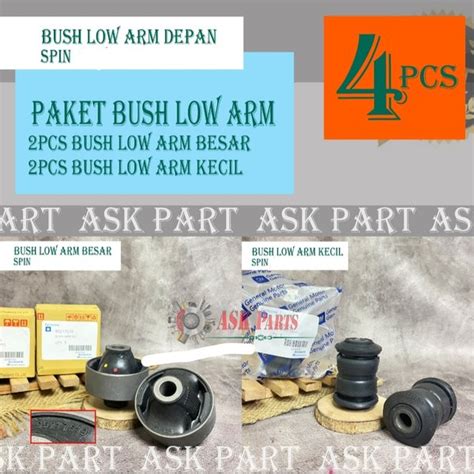 Jual BUSHING LOW ARM BUSH BOS SAYAP BAWAH BESAR KECIL SPIN AVEO SONIC