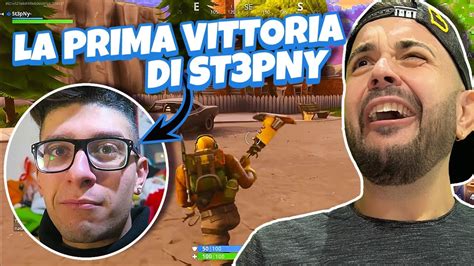 Reaction Alla Prima Vittoria Di St Pny Su Fortnite Youtube