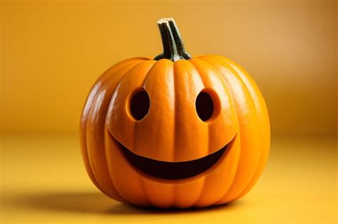 Premium AI Image | Halloween pumpkin head