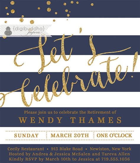 36+ Retirement Party Invitation Templates - PSD, AI, Word