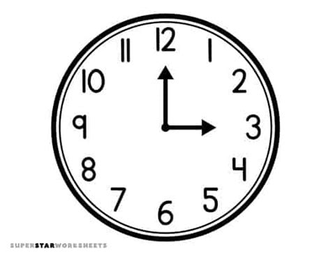 Worksheet Blank Clock Printable Printable Blank Clock, 56% OFF