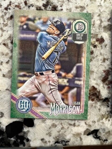 2018 TOPPS GYPSY QUEEN GREEN PARALLEL CARD TAMPA BAY RAYS LOGAN