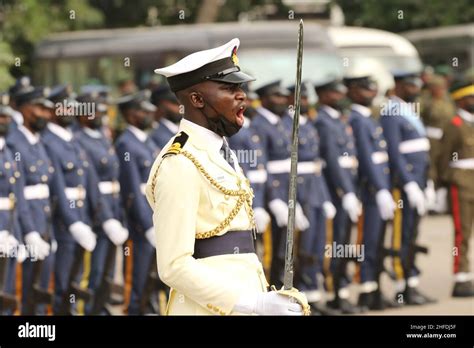 Lagos Nigeria 15th Jan 2022 Members Of Nigerian Armed Forces Attend