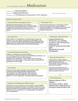 Risperdal ATI Template Nurs 110 Studocu