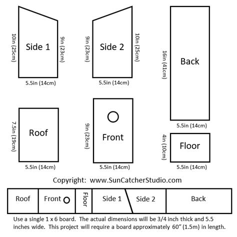 Printable Bird House Plans