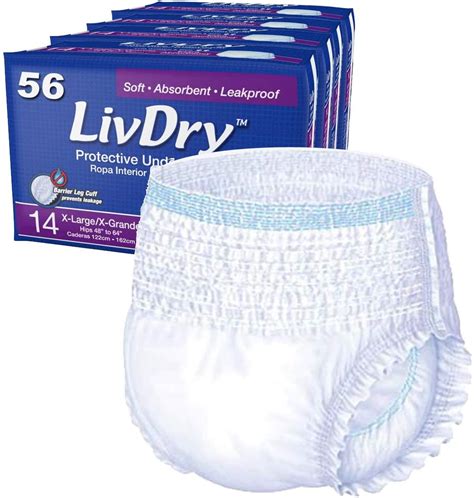 Livdry Xl Maximum Absorbency Adult Diapers Pull Ups Incontinent