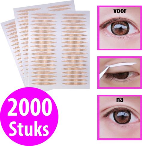 Ooglid Stickers Ooglidtape 2000 Stuks Ooglidcorrectie Ooglift