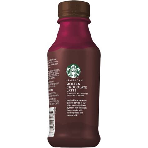 Starbucks Molten Chocolate Latte Iced Coffee Espresso Beverage 14 Fl