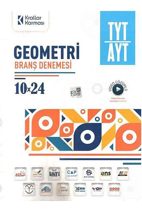 Apotemi Yay Nlar Tyt Ayt Krallar Karmas Deneme Geometri Fiyat