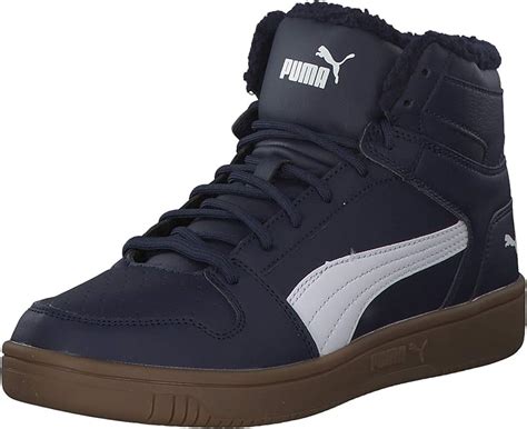 Puma Rebound High Scarpe Da Ginnastica Alte Da Uomo Colore Nero Blu