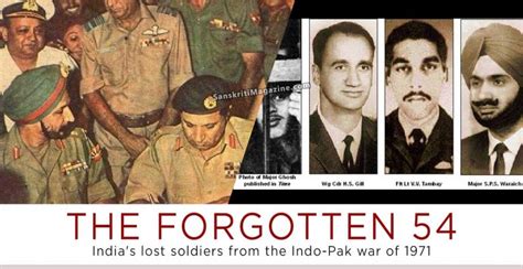 The Forgotten 54 Indias Lost Soldiers From The Indo Pak War Of 1971