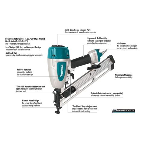 Makita Cordless Angled Finish Nailer Tranet Biologia Ufrj Br