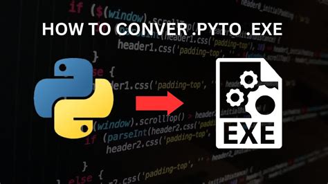 How To Convert Python File To Exe Youtube