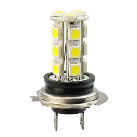 1 Ampoule LED H7 12V 4 32W 18 Leds SMD5050 Blanc