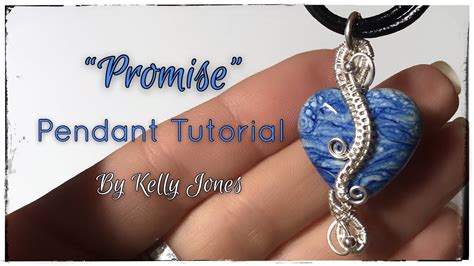 Wire Wrap Tutorial ‘promise Pendant By Kelly Jones Youtube