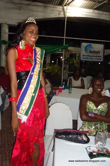 Sierra Leone Beauty Pageant Miss Independence 2010 Swimsuit Sierra