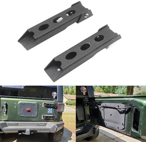 Wocch Tailgate Hinge For Jeep Wrangler Jk And Jku 2007 2018 2pcs Steel Heavy Duty