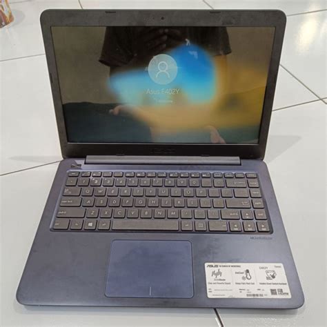 Jual Laptop Asus E402y AMD E2 7015 RAM 4GB HDD 1TB Notebook Second