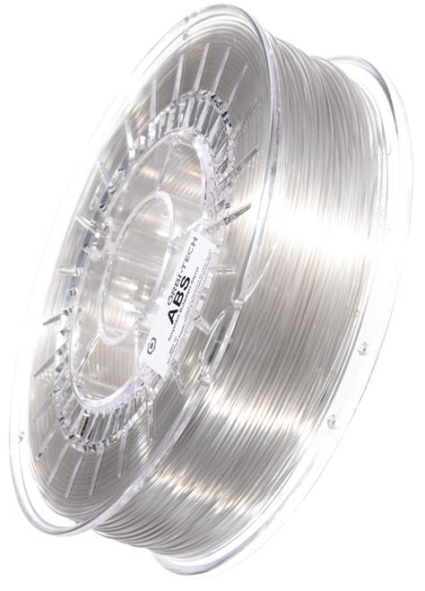 ABS 3D Filament 1 75 Mm 750 G Klar Transparent