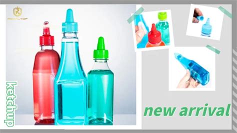 Food Grade Squeeze Bottle Pet BBQ Sauce Bottle Ml Ml Plastic Hot Sauce Dispenser Bottle