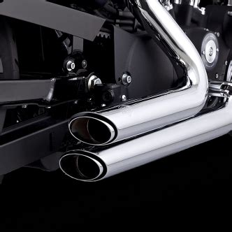 Vance Hines Shortshots Staggered Exhaust System With Pcx Technology