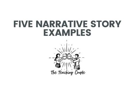 Five Narrative Story Examples Teaching Resources