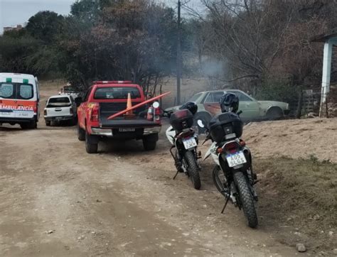 Se incendió una casa e Tanti Una mujer y dos menores fueron hospitalizados