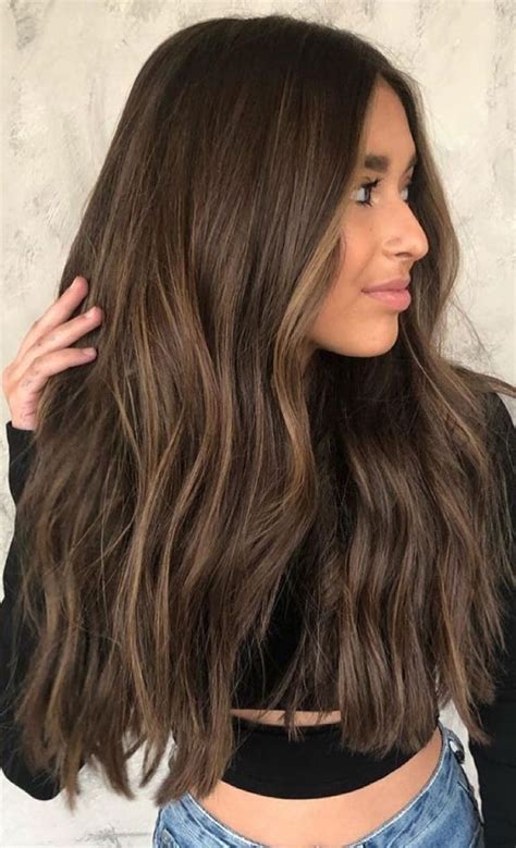 Cute Summer Hair Color Ideas 2021 Summer Lighted Brunette