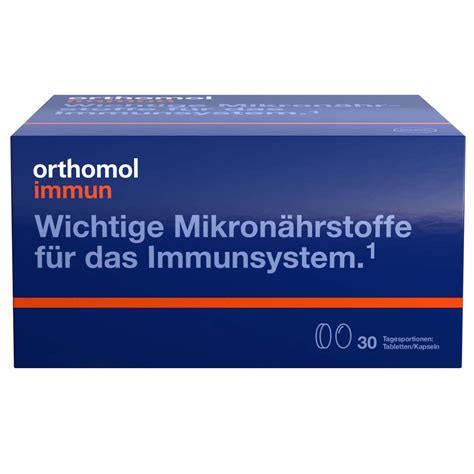 Orthomol Immun Mikronährstoffe zur Unterstützung des Immunsystems