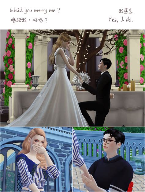 Flower Chamber — 🌺 Wedding Project Re Edit Poses Sets 🌺 Notes 4 Sims 4 Couple Poses Sims